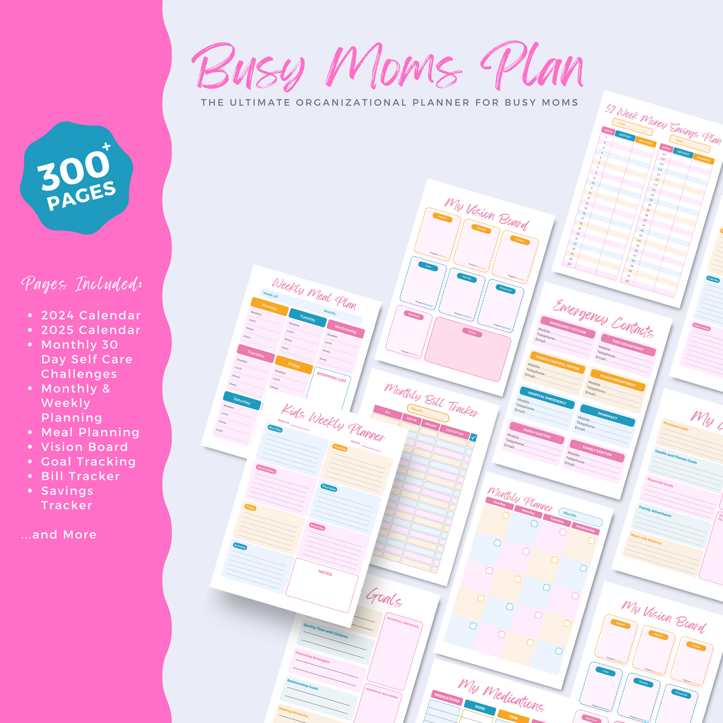 Moms Plan It Calendar 2025