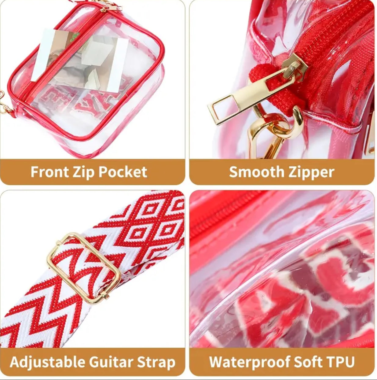 Clear Game Day Tote