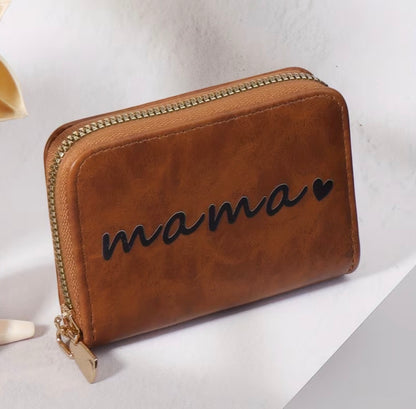 “Mama” Zippered Wallet